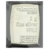 1g - .999 Fine Silver Bar
