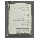 1g - .999 Fine Silver Bar