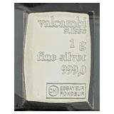 1g - .999 Fine Silver Bar