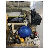 Pallet of home decor, appliances, Nike shoes and