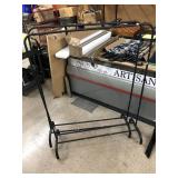 2 Metal Clothing rack, approx 43x58in