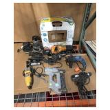 Electric tools router, grinder, Sabre saw , screw