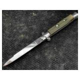 Vtg Inox Pocket Knife - Assist Open - Switchblade