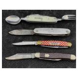 Vintage Pocket Knives - Camillus, Colonial,