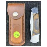 Vtg Jet Aer Japan Lockback Pocket Knife with