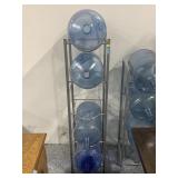 Water Jug stand w/4 jugs