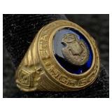 10k Gold Classring, Tw 5.3g, Sz 4ï¿½