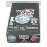 1991 pro set platinum football sealed wax box