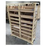 46 in Long Rolling Housekeeping Cart,