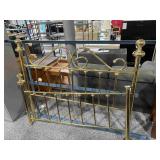 Queen Size Brass Bed Frame - Headboard and