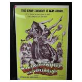 Framed movie poster Werewolves on Wheels, 1971