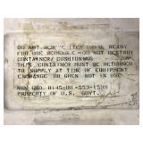 Hard travel case, marked US Govt. Property,