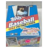 1992 topps baseball sealed wax box