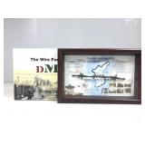 The Wire Fence From DMZ Shadowbox Display 7x11in