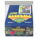 1992 score baseball sealed wax box