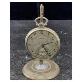 Vtg Elgin 14k Gold-filled Pocket Watch, Sz 0s,