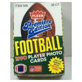 1990 fleer football sealed wax box