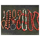 Sterling Silver Earrings W/chunky Necklaces,