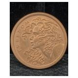 1 Oz Pure Copper, 2013 Freedom Token