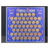 50 State Solid Bronze Token Collection, States Of\
