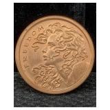 1 Oz Pure Copper, 2013 Freedom Token