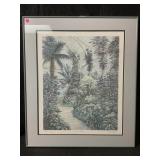 This framed piece is a signed, limited edition