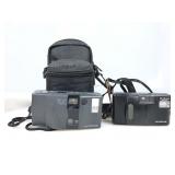 2 Olympus Af-10 35mm Film Cameras. One Is AF-10