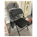 Set 4 Metal Folding Chairs