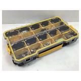 Yellow and black Dewalt 20 space container with