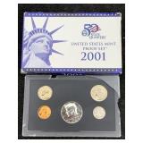 2001 & 1968 Us Mint Proof Sets, One Is Off Case