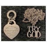 Sterling Silver Tiffany & Co. Charm & Try God