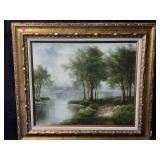 This is a mid 20th century, decorative landscape,