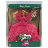 Happy holidays, special edition Barbie 1990 with