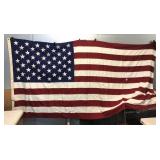 Large American flag in new condition with 50
