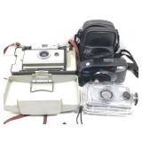 Polaroid 103 Land Camera & 2- 35mm Point & Shoot