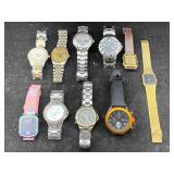 10 Quartz Watches Incl. Fossil, Omax & More,