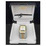 Benrus Diamond Quartz Watch W/box, Not