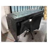 Custom made acoustic sound proof over desk cover