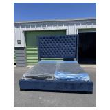 Blue King sz bed set