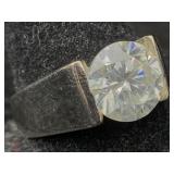 2.40cts Off White Diamond Sterling Silver Ring, Tw