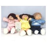 3 Vtg Cabbage Patch Kids