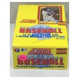 1990 score baseball sealed wax box