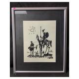 This is a framed art print of Pablo Picassoï¿½s