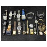 Large Collection Of Quartz Watches & More, Not