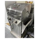 Stainless Char-Broil BBQ with Full Propane Tank -