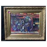 This framed artwork is dreams and aspirations by