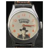 Vtg Hopalong Cassidy Wind-up Watch, Marked Us Time