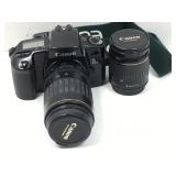Canon EOS ELAN 35mm Camera w/ 100-300mm & 28-80mm