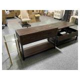 Wood coffee table w/hall cabinet & more, approx