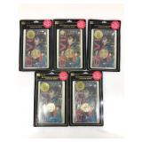 5 NOS 24K-Plated Elvis Commemorative Collector
